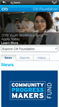 Mobile Screenshot of citifoundation.com